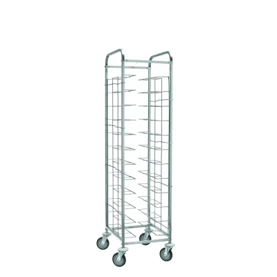 Carucior cu suport pentru tavi din inox Tavi 12 55 x 62 x 185(h) cm