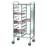 Carucior cu suport pentru tavi din inox Tavi 20 81 x 62 x 174(h) cm