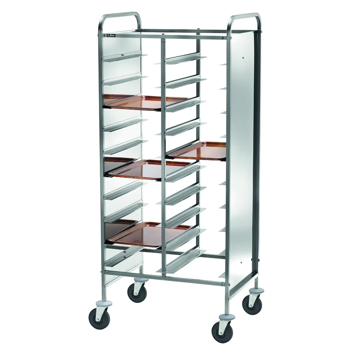 Carucior cu suport pentru tavi din inox Tavi 20 81 x 62 x 174(h) cm