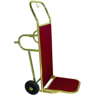 Carucior pentru bagaje si haine Culoare Baza rosie + Cadru din alama 56 x 83 x 123(h) cm