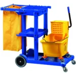 Carucior pentru curatenie 114 x 51 x 98(h) cm