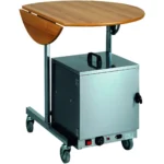 Cărucior pentru micul dejun Culoare Nuc Deschis ø 80 x 80(h) cm Inchis 80 x 53 x 80(h) cm