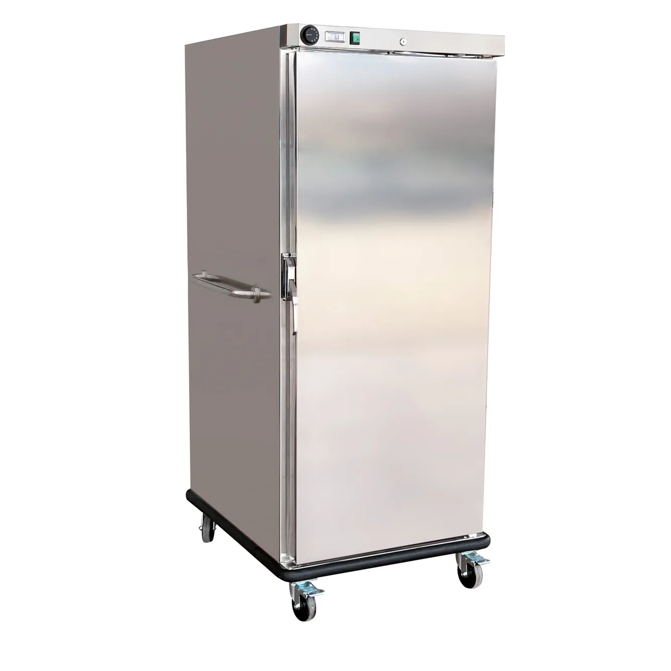 Carucior cald cu usi pentru transport farfurii 1500 W +30°C +90°C 540 L - GN2/1 - 20 pcs