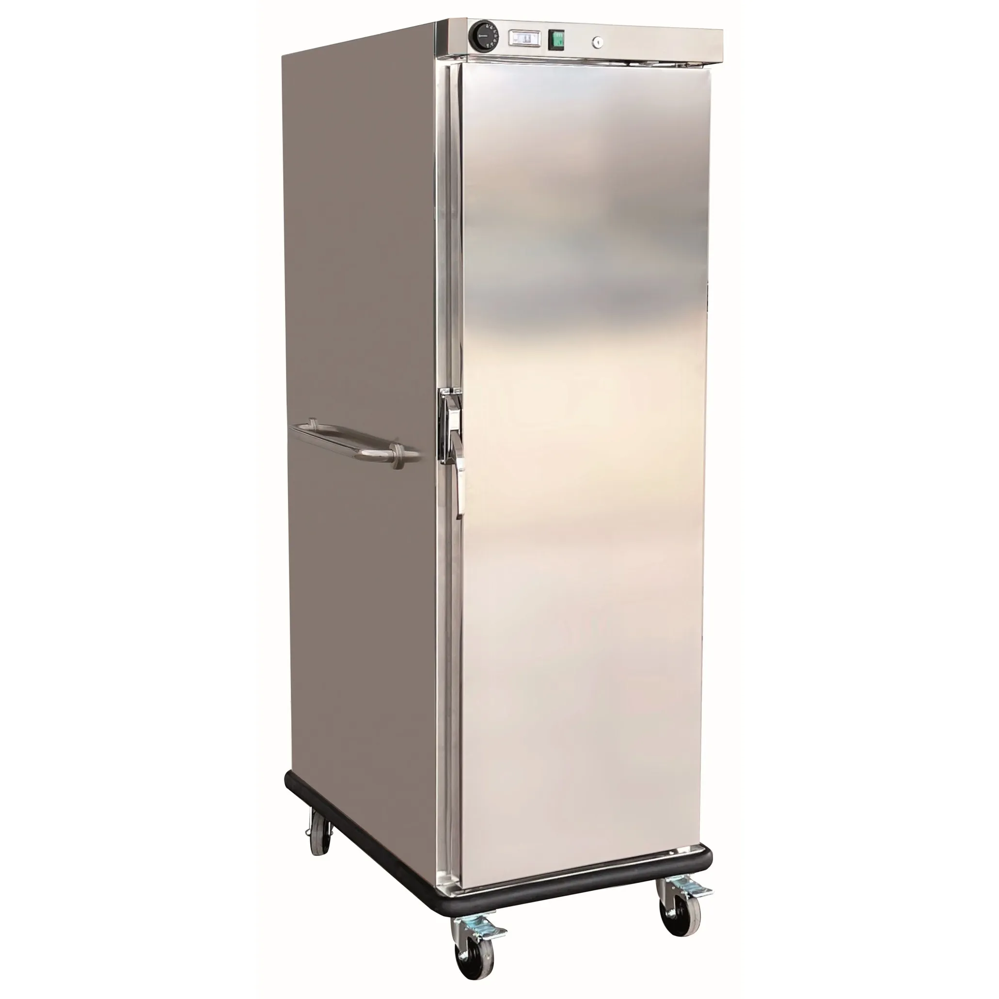 Carucior cald cu usi pentru transport farfurii 800 W +30°C +90°C 290 L - GN1/1 - 20 pcs