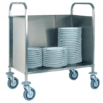 Carucior vesela /farfurii 1 Farfurii 200 piatti/plates 91 x 57 x 101(h) cm