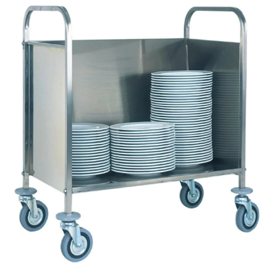 Carucior vesela /farfurii 1 Farfurii 200 piatti/plates 91 x 57 x 101(h) cm