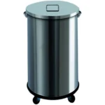 Cos de gunoi inox cu capac ø 39 x 60(h) cm - 63 L