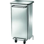 Cos de gunoi inox cu capac 49 x 50 x 79(h) cm - 70 L