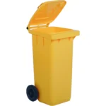 Cos gunoi cu capac Galben 55 x 48 x 93(h) cm - 120 L