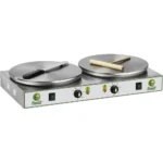 Crepiera profesionala dubla din inox cablu UK , 4800 w 50÷300 °c