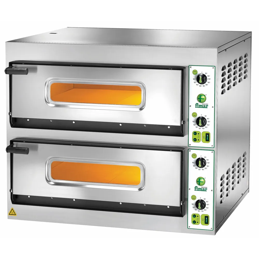 Cuptor electric profesional pentru pizza FES6+6 INOX FIMAR 14400 W , 380-415 V