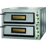 Cuptor electric profesional pentru pizza FML4+4 INOX FIMAR 12000 W , 220-240 V