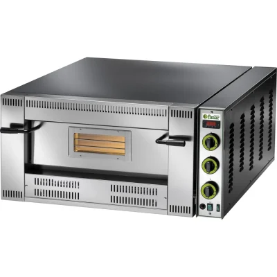 Cuptor profesional pentru pizza FG9 INOX gaz/GPL 24500 W , 220-240 V