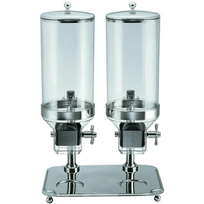 Dispenser/ dozator cereale 48 x 26 x 66(h) cm 8 + 8 L