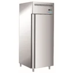 Dulap friforific profesional din inox , 650 l , ventilat , 0°C / +8°C , Accesorii standard in dotare 3 grile - 3 perechi de sine