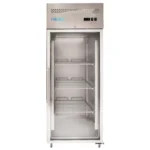 Dulap friforific profesional din inox , 650 l , ventilat , 0°C / +8°C , Accesorii standard in dotare 3 grile - 3 perechi de sine