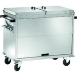 Gheridon , masa calda model inox cu display 2000 W 96 x 68 x 102(h) cm Numarul de tavi 2 x GN1/1 - 150(h) mm