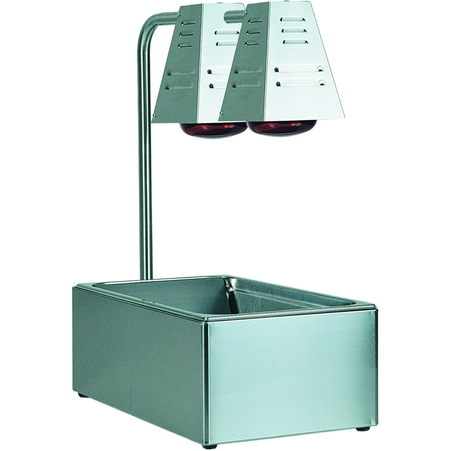 Lampa inflarosu, pentru mentinere preparate calde W 500 Numarul de tavi 2 BI4719D