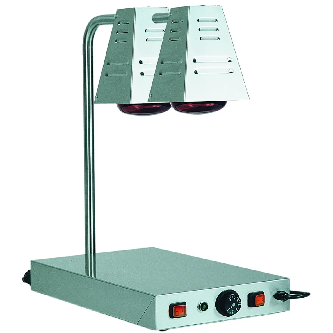 Lampa inflarosu, pentru mentinere preparate calde W 750 Numarul de tavi 2 PCI4718D