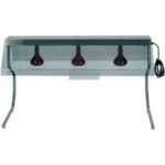 Lampa inflarosu, pentru mentinere preparate calde W 750 Numarul de tavi 3 PI4716