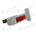 Maner inchidere usa cu buton rosu L=125 mm-422170005100 Grandimpianti, Ipso