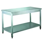 Masa de lucru din inox dotata cu picioare reglabile fara spatar perete 160x70x85 GDATS167