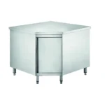 Masa de lucru tip dulap pentru colt cu sau fara spatar din inox 100x100x70x85 GDCC10107