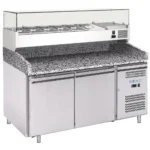 Masa frigorifica ventilata pentru pizza 390 l , -2°C / +8°C , G-PZ2600TN-FC