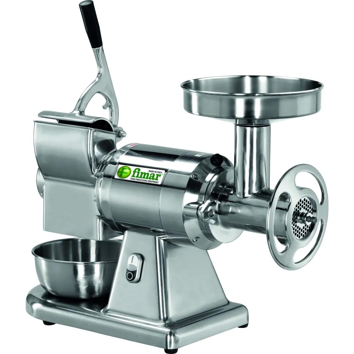 Masina Profesionala Multifunctionala Tocat Carne Si Razatoare Branzeturi Marca Fimar Productie Razatoare 40 Kg/H / Tocat Carne 150÷250 Kg/H Ab22Aeq0Ur405T