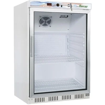 Mini frigider, Racitor profesional cu usa din sticla, capacitate 130 l , temperatura -2°C / +8°C