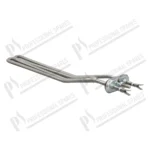 Rezistenta electrica 2500W 220V L=295mm; flanse 60x25,4mm; conexiune papuci 6,3mm - W3105 / W3130 0E2325 Electrolux