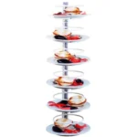 Suport farfurii pentru perete Farfurii 12 farfurii ø 18/23 cm 42 x 20 x 90(h) cm