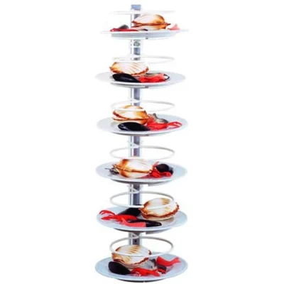 Suport farfurii pentru perete Farfurii 12 farfurii ø 18/23 cm 42 x 20 x 90(h) cm