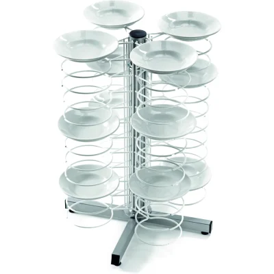 Suport pentru farfurii cu picioare Farfurii 48 farfurii ø 18/23 cm 60 x 60 x 83(h) cm