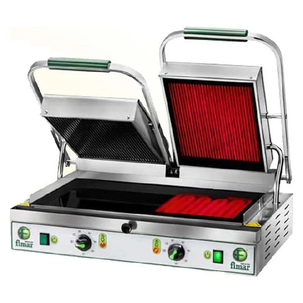 Tostiera ceramica dubla suprafate neteda , 3400 w