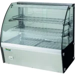 Vitrina calda pentru patiserie sau alte preparate cu grilaj 1100 W Numar de rafturi 2 88 x 58 x 67(h) cm