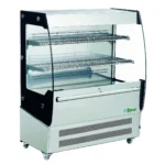 Vitrina de prezentare cu geam curbat , 200 l , +2+10°C