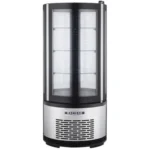 Vitrina de prezentare cu geam rotund , 100 l , +2+8°C