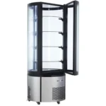 Vitrina de prezentare cu geam rotund , 400 l , +2+8°C