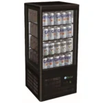 Vitrina frigorifica de prezentare cu 4 laturi , 68 l , -2°C / +8°C
