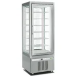 Vitrina frigorifica de prezentare cu 4 laturi pentru patiserie 420 l , -15°C/+24°C