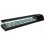 Vitrina frigorifica pentru shaorma, pizza, sushi , 8 x GN1/3 , +0°C / +6°C
