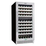 Vitrina frigorifica pentru vin , 261 l - max. 65 de sticle , +5°C / +12°C +12°C /+ 20°C