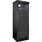 Vitrina frigorifica pentru vin din lemn , culoarea carbon negru , 340 l , -2°C / +8°C