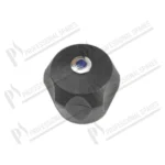 buton-negru-pentru-robinet-de-apa-rece,-simbol-albastru