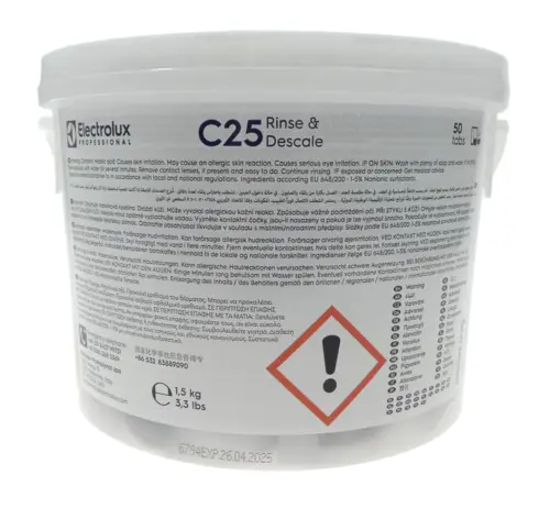 Detergent pentru clătire și detartrare C-25 (50 tablete x 30gr.) - imagine 3