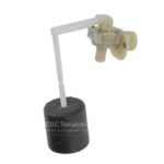 Electrovalvă 90° - 1 cale - cu flotant - diametru 14 mm