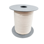 Bandă ingusta ribbon desprindere material pentru calandru cu dungi negre din poliester 185°C