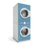 Uscator de rufe profesional dublu 32 kg, Electric-Gaz-Abur, optional Self Service, 632 l, filtru si tambur de inox, E18TWIN