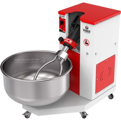 Mașină profesională de frământat aluat cu cuvă fixă  VHE.HYP.50M – 50 kg, 220V monofazic